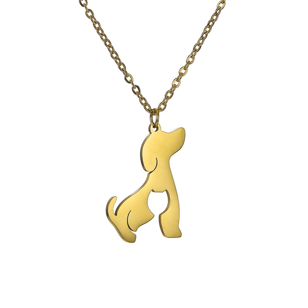 Fashion Cute Animal Penguin Goldfish Necklace