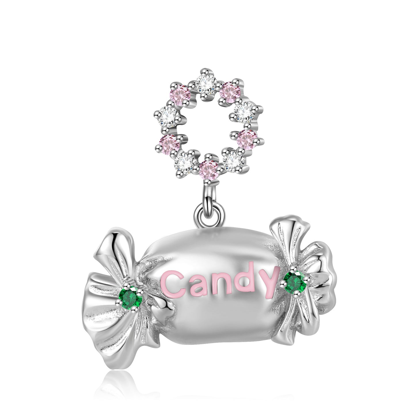 S925 Sterling Silver Candy Candy Pendant Necklace Lovely Ins Style Girl Necklace
