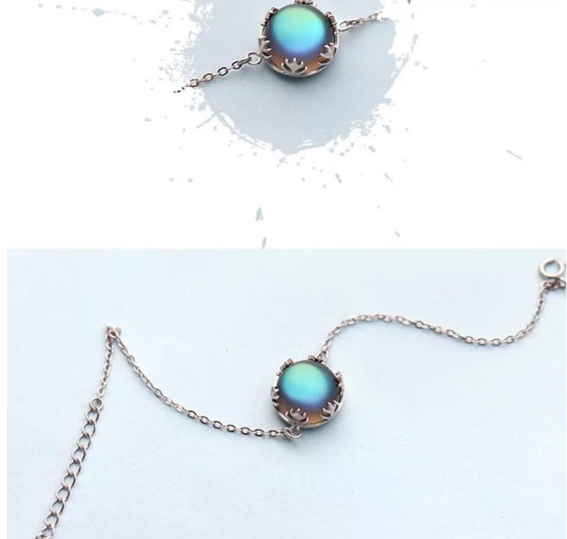 Aurora Forest Necklace Gemstone S925 Silver Elegant Jewelry