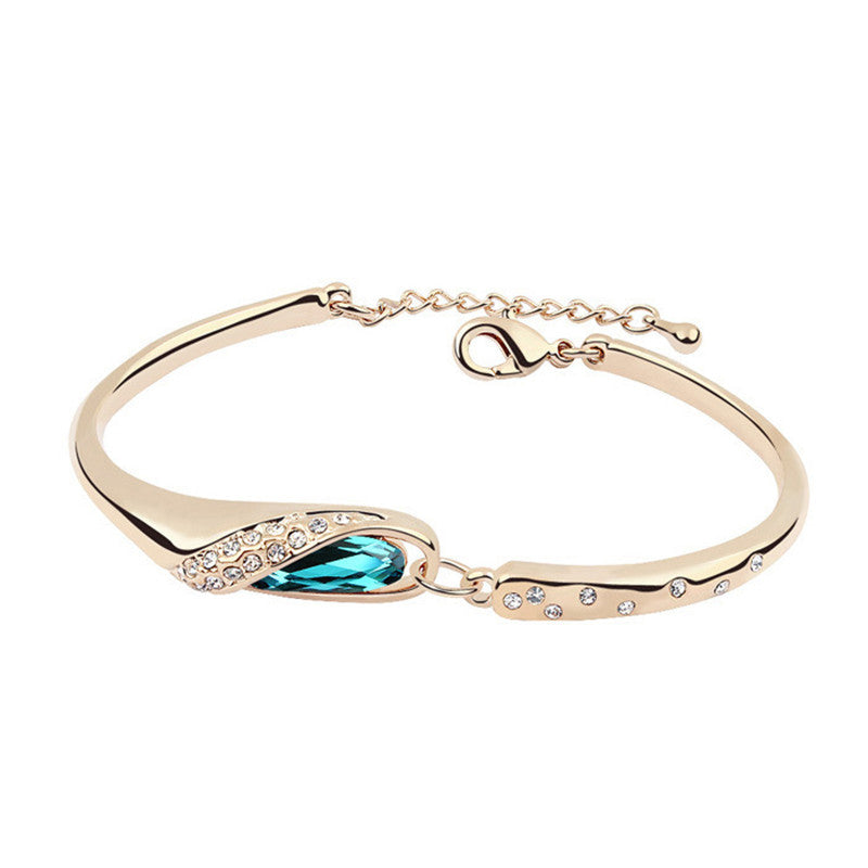 Sterling Silver Color Stone Bracelet
