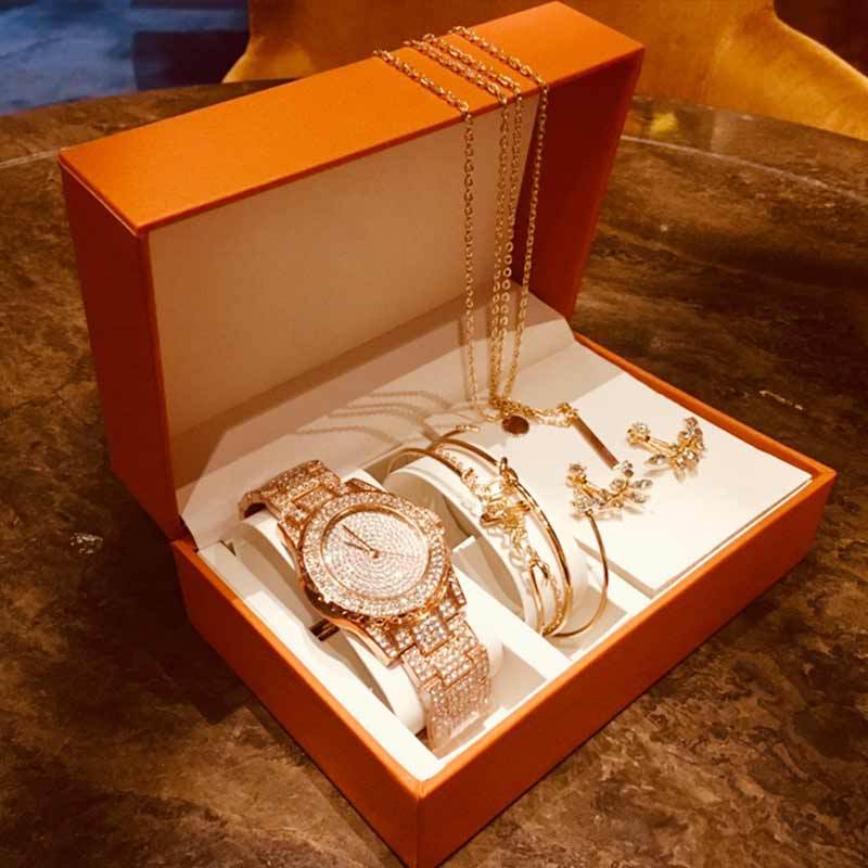 Fashion Creative Diamond Full Jewelry Set