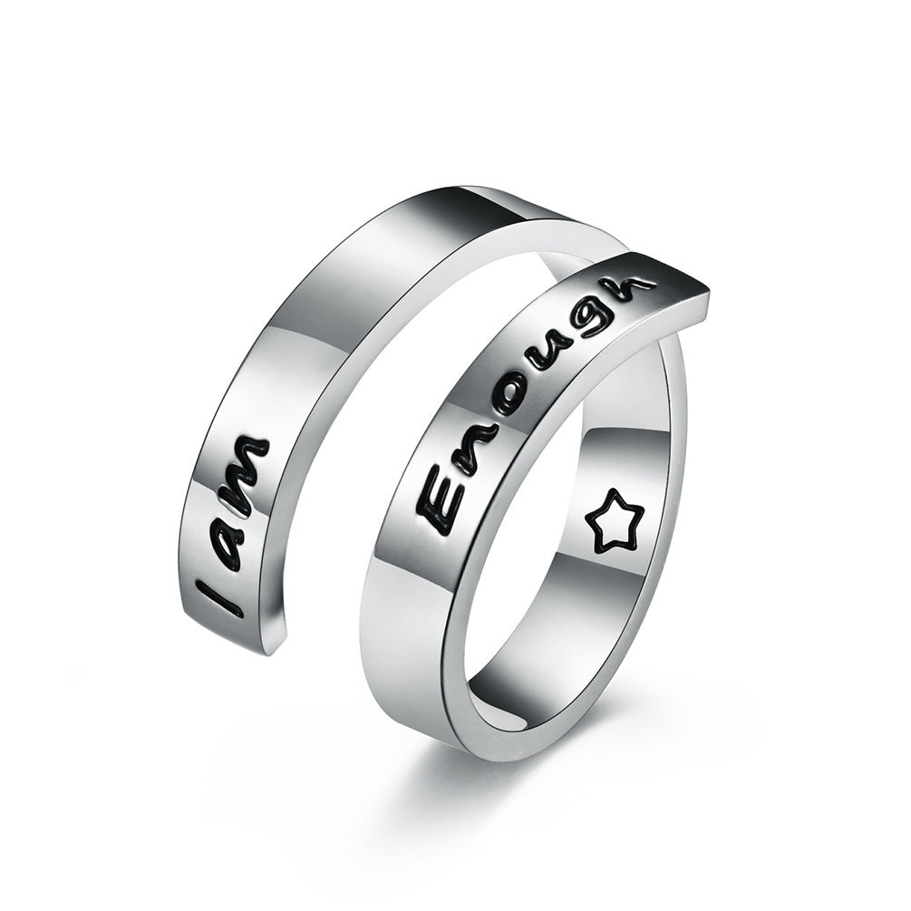 Titanium Steel Rings for Men Women Silver