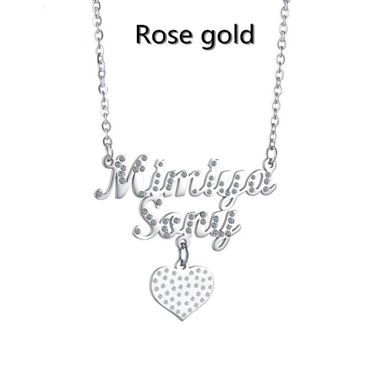 European And American Stainless Steel Personalized Necklace