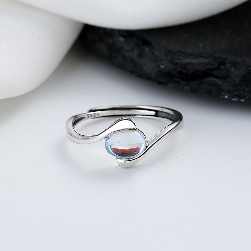 Simple And Fashionable All-match Niche Design Cold Wind Index Ring