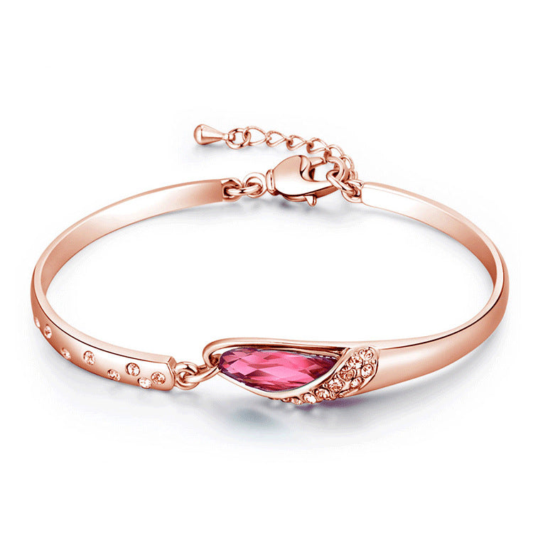 Sterling Silver Color Stone Bracelet
