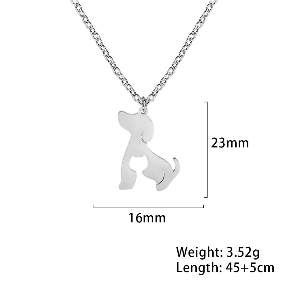 Fashion Cute Animal Penguin Goldfish Necklace