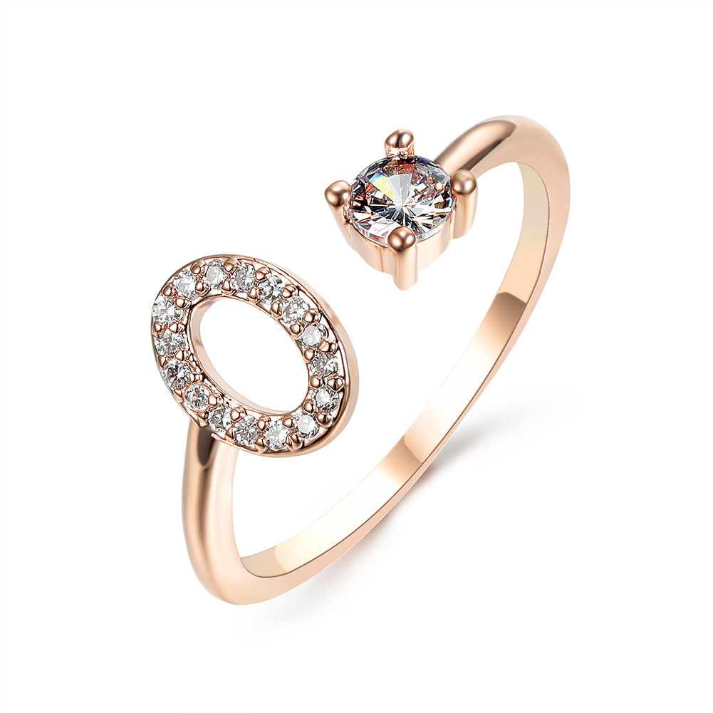 Adjustable Rings With Initial