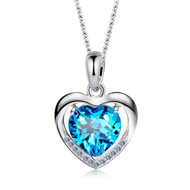 Gemstone pendant Necklace For Lover