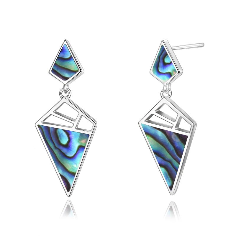 GTN Drop Stud Earring 925 Sterling Silver