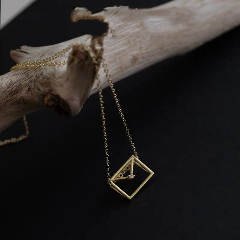 Envelope Necklace Female Clavicle Chain