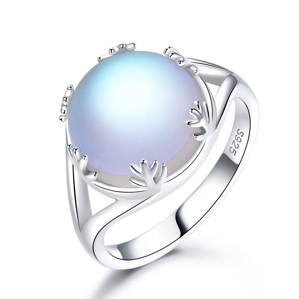 Aurora Forest Necklace Gemstone S925 Silver Elegant Jewelry
