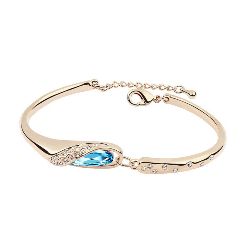 Sterling Silver Color Stone Bracelet