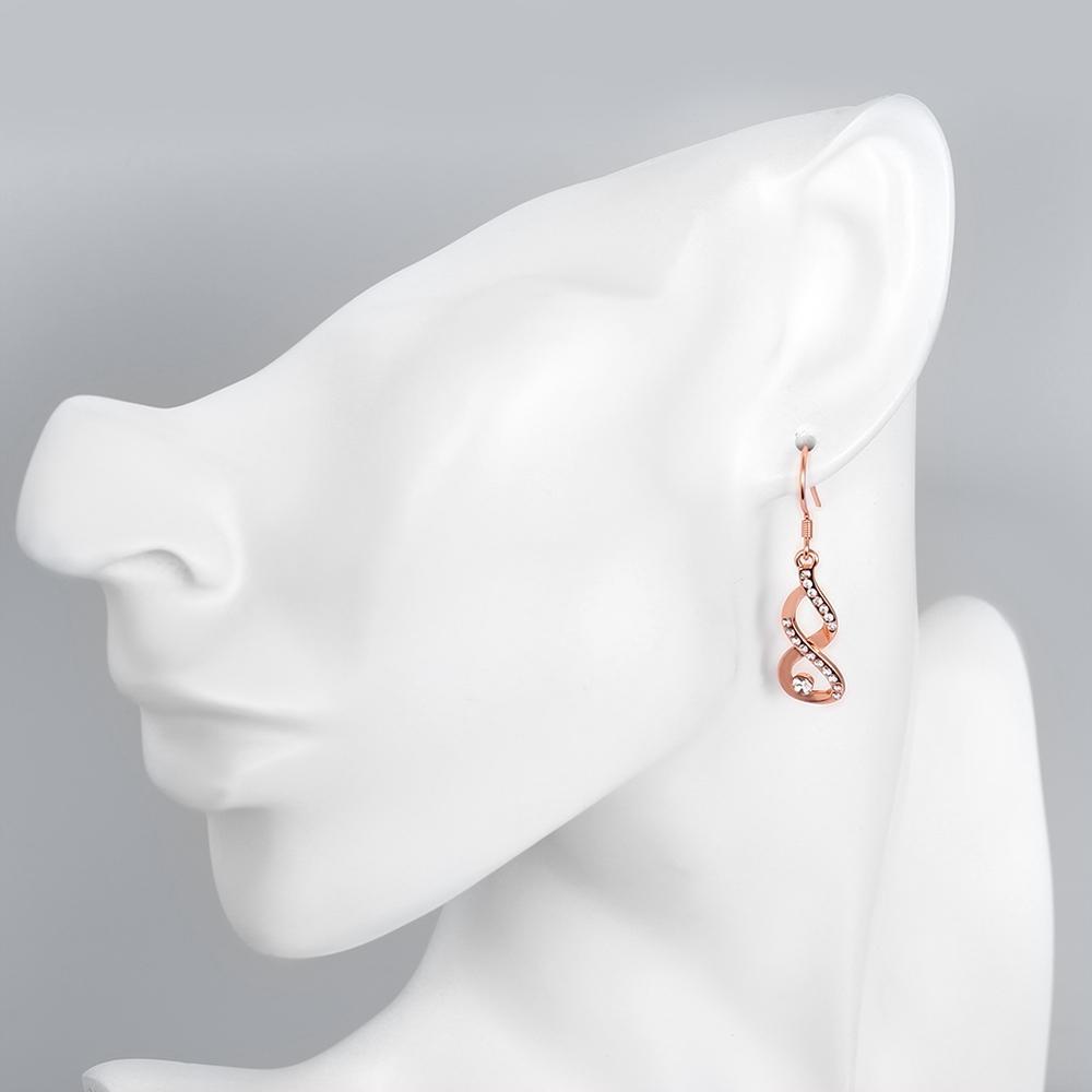 Dangling Infinity Earrings Made with Elements