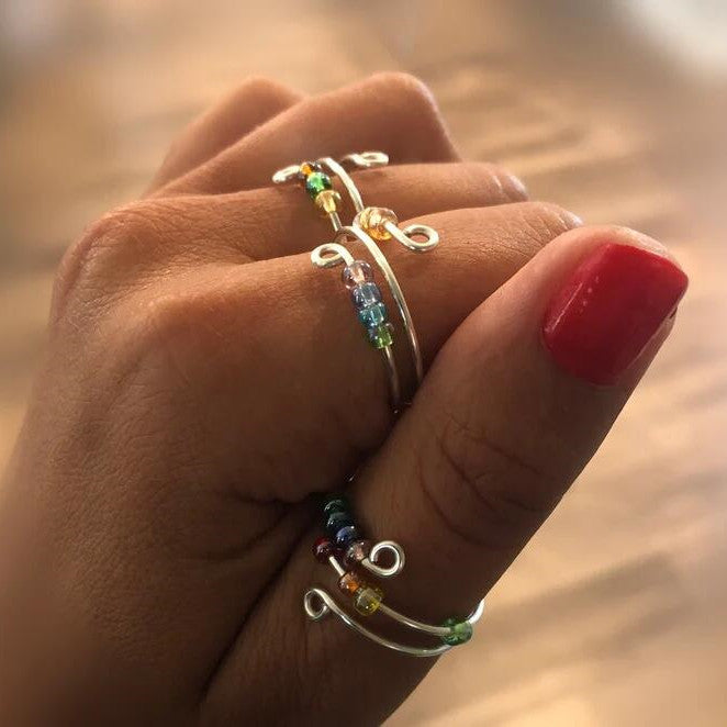 Anti Stress fidget rings for anxiety
