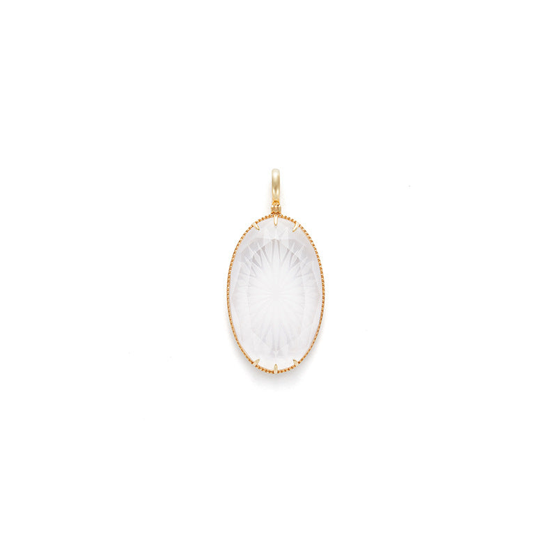 Summer Vintage Ice Crystal Floating Flower Ring