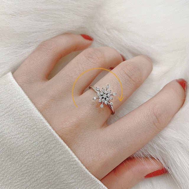 Rotatable Fidget Anxiety Ring