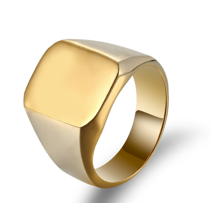 Stainless Steel Ring for Men personalized engrave name