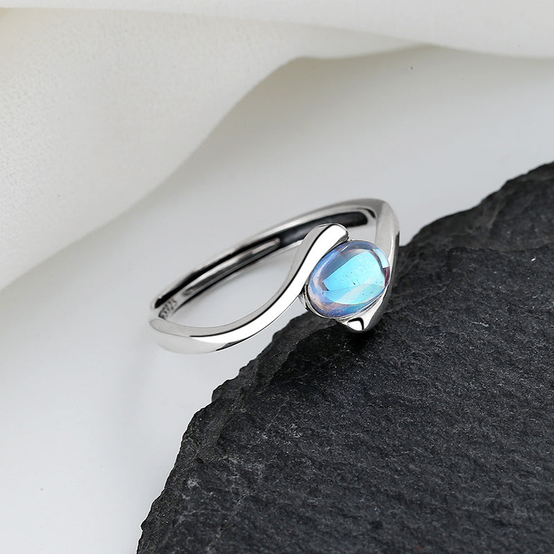 Simple And Fashionable All-match Niche Design Cold Wind Index Ring