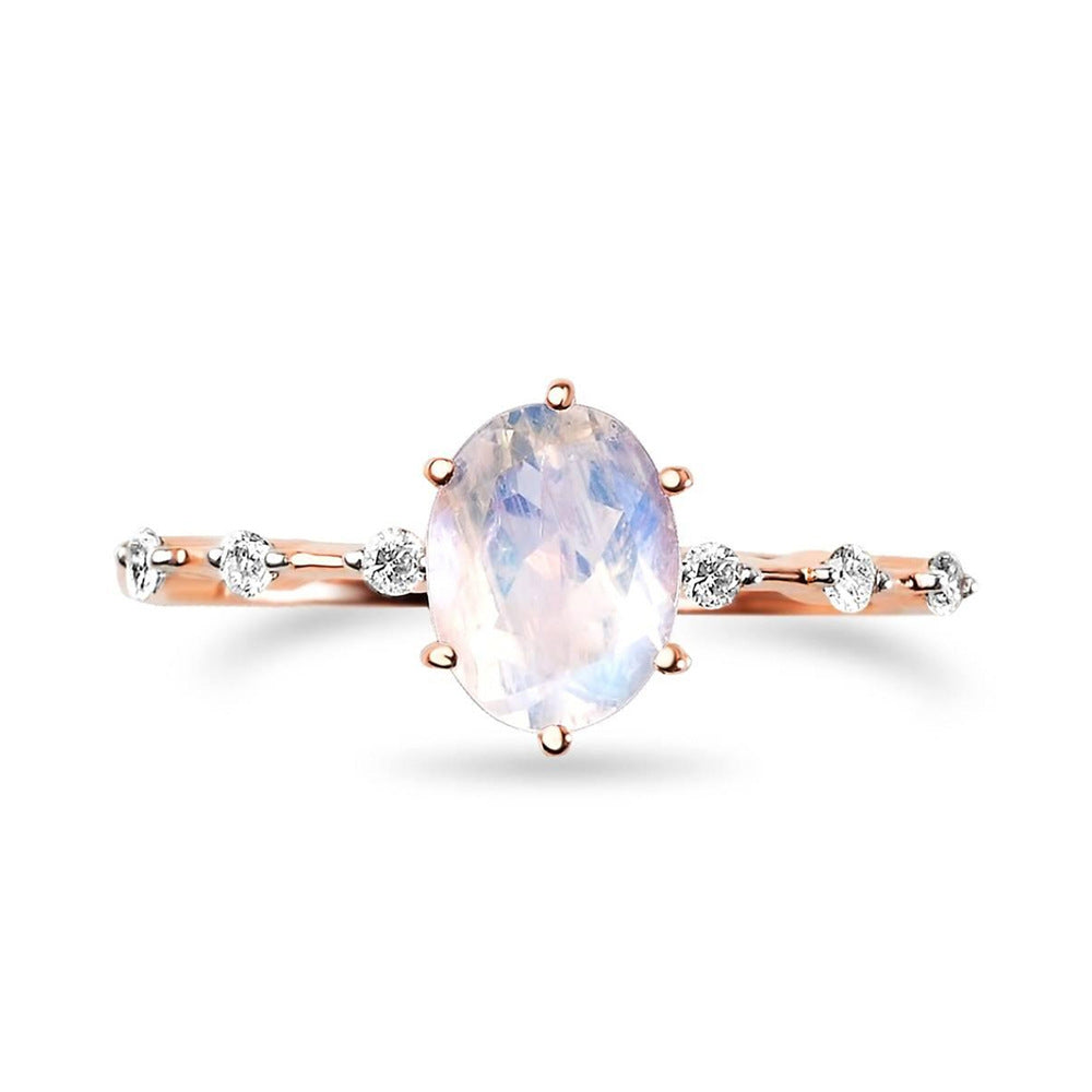 Hand Decorated Natural Topaz Amethyst Crystal