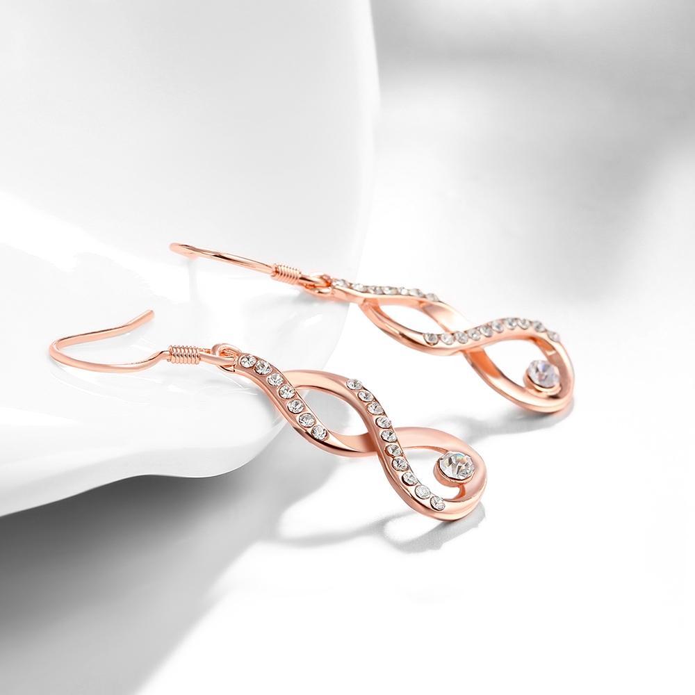 Dangling Infinity Earrings Made with Elements