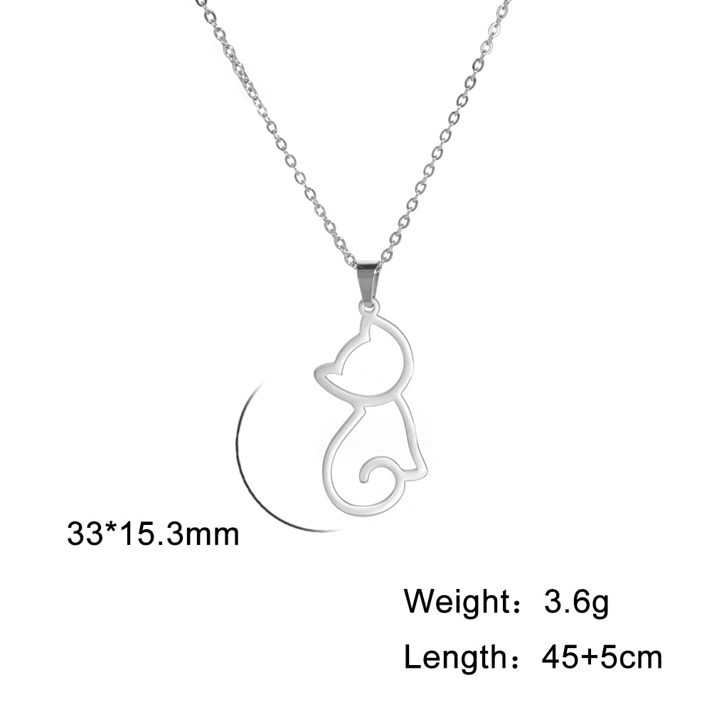 Fashion Cute Animal Penguin Goldfish Necklace