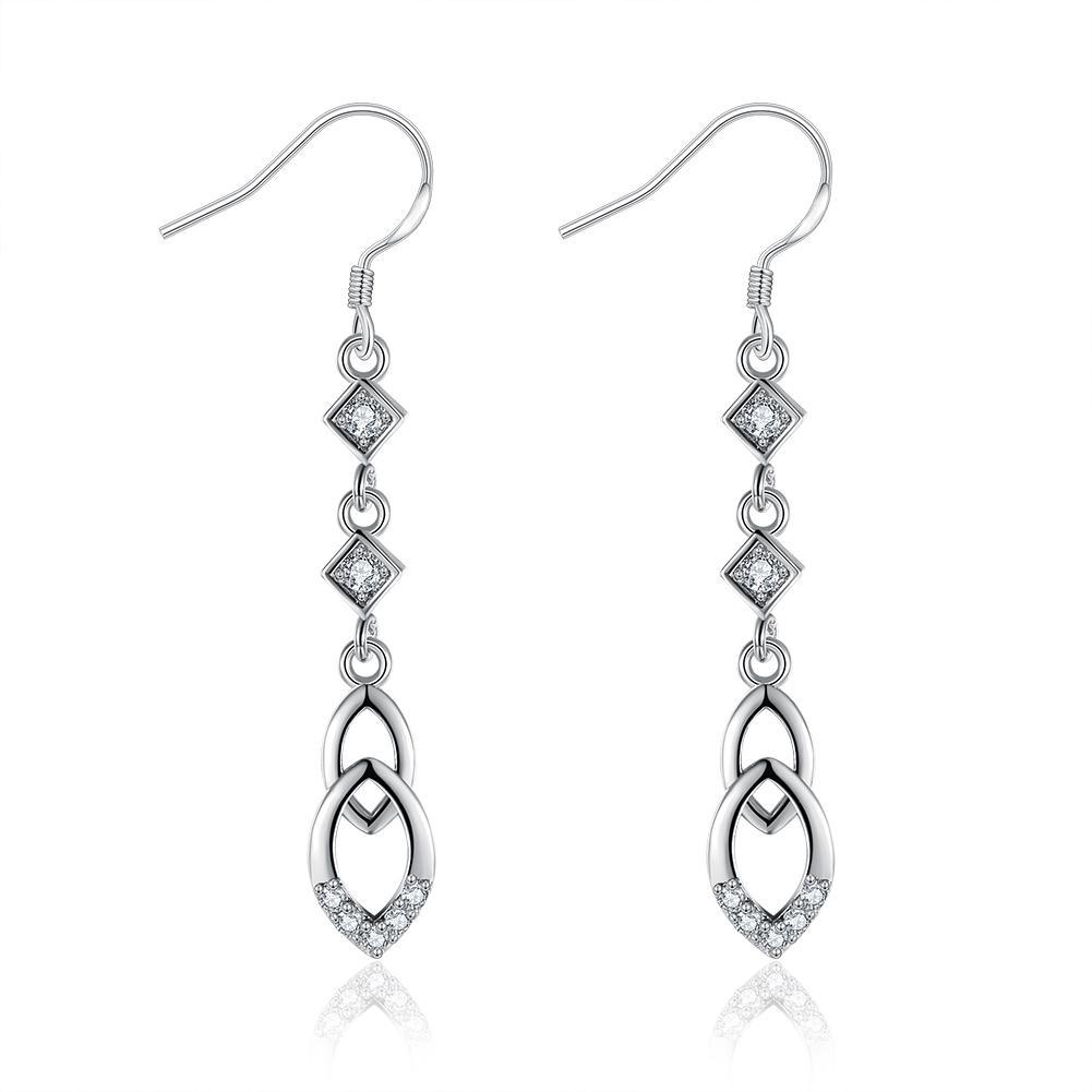 Dangling Infinity Drop Earrings Made with Elements