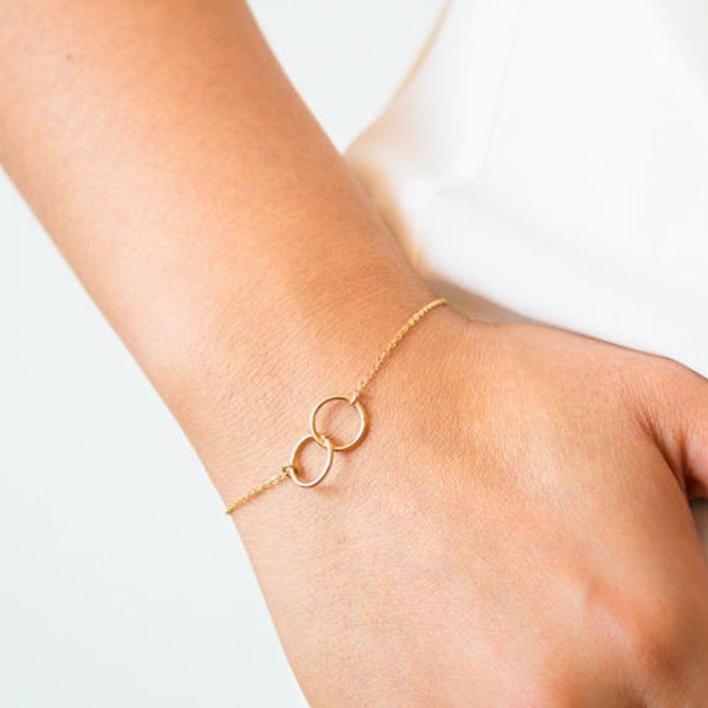 Hand Jewelry Metal Ring Bracelet