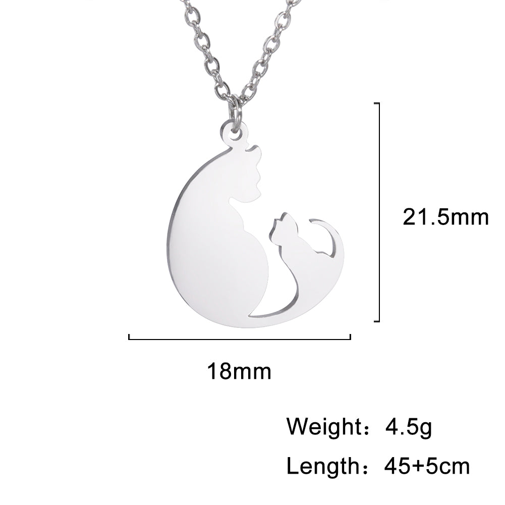 Fashion Cute Animal Penguin Goldfish Necklace
