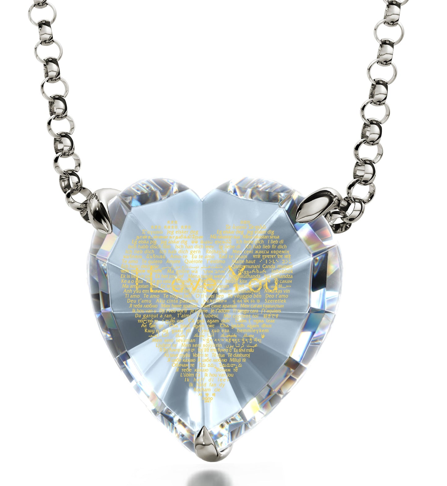 925 Sterling Silver Heart Necklace