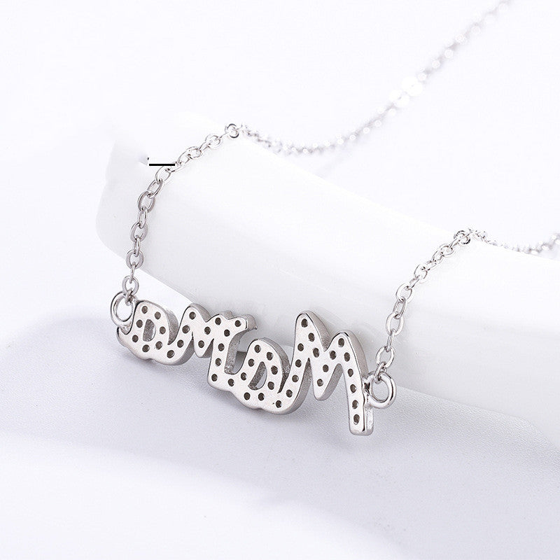 Letter Necklace S925 Sterling Silver Jewelry