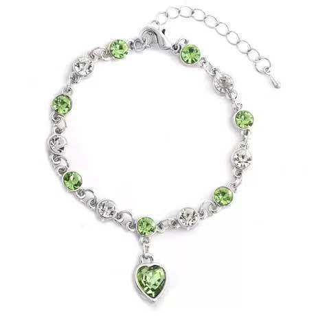 Multi-Color Stones Heart Shape Ring