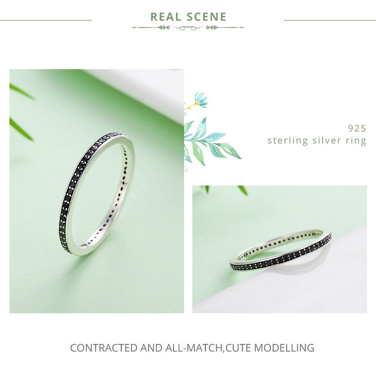925 Sterling Silver Dazzling CZ Rings for Mother
