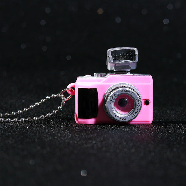 Lightining Camera Chain Necklaces
