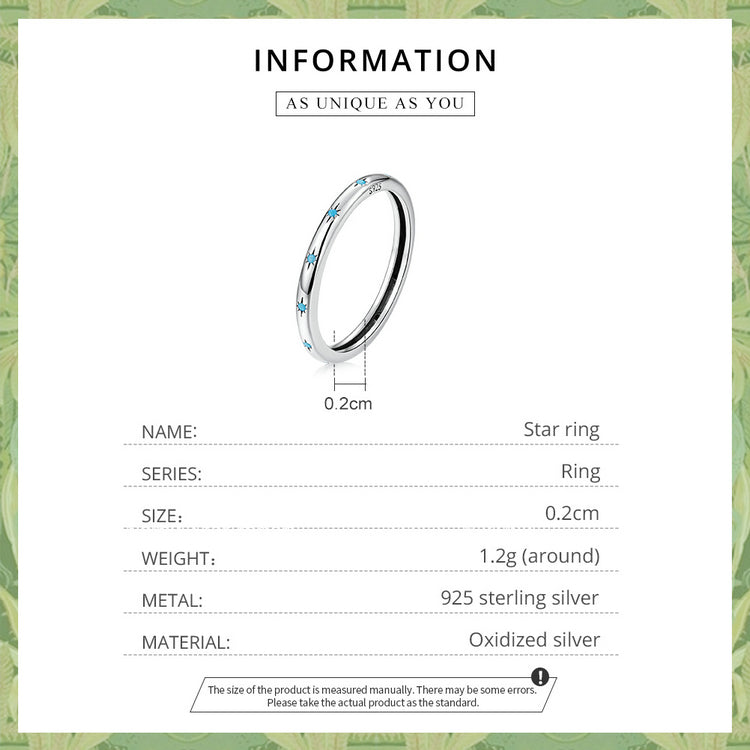 Simple Sterling Silver Ring Turquoise information