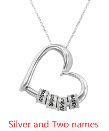 Thanksgiving Heart Love Pendant Necklace