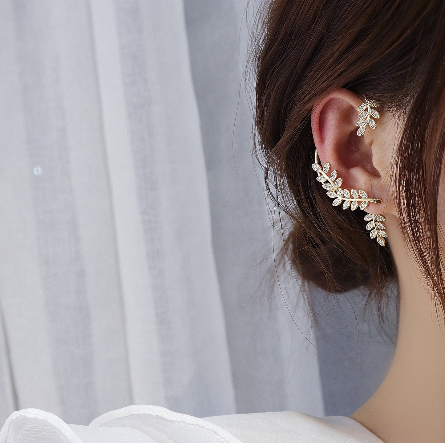 Butterfly Ear Hook Without Pierced Bone Clip