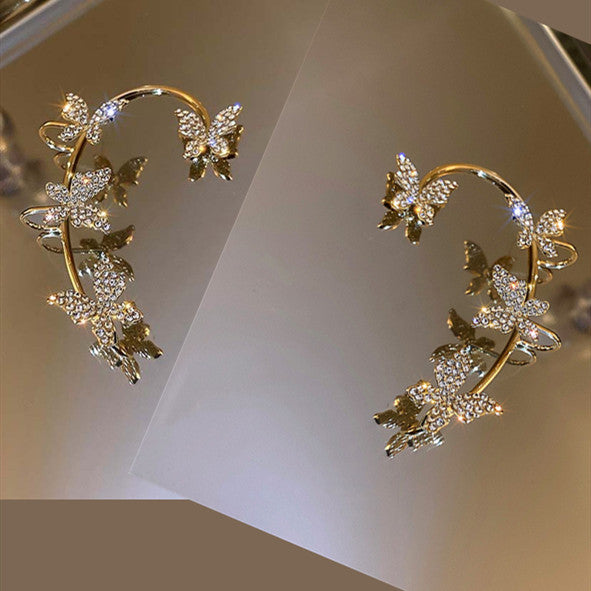 Butterfly Ear Hook Without Pierced Bone Clip