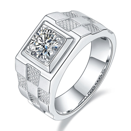  Diamond Moissanite Rings Silver