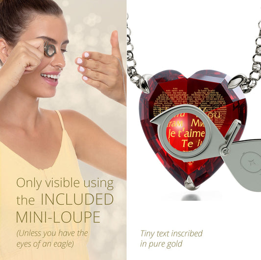 925 Sterling Silver Heart Necklace
