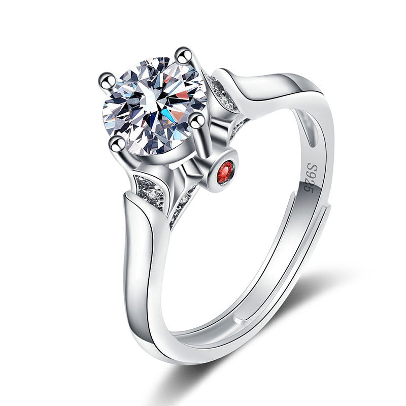 Moissanite Diamond Ring