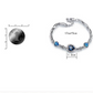 Heart-shaped Heart Zircon Crystal Diamond Bracelet