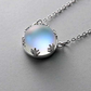 Aurora Forest Necklace Gemstone S925 Silver Elegant Jewelry