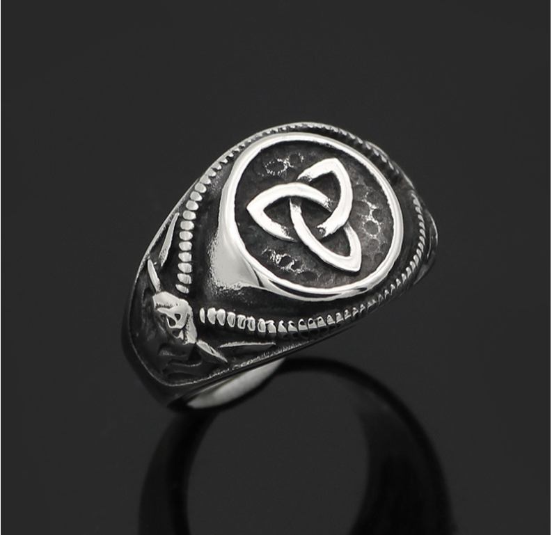 Domineering Mens Jewelry Vintage Ring black