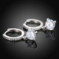 Dangling Pav'e  Elements Drop Earrings