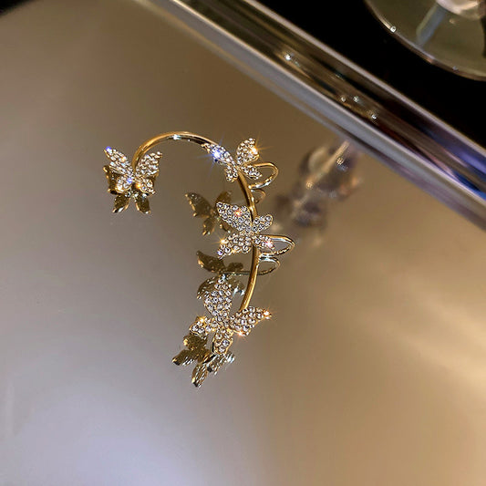 Butterfly Ear Hook Without Pierced Bone Clip