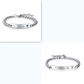 His Queen Her King Black Rose Gold Couple Bracelet