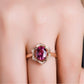 Red Rose Flower Ring