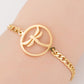 Gold Color Charms Bracelet Femme Stainless Steel Women Jewelry Lucky Origami Elephant Bracelets Friendship Gifts