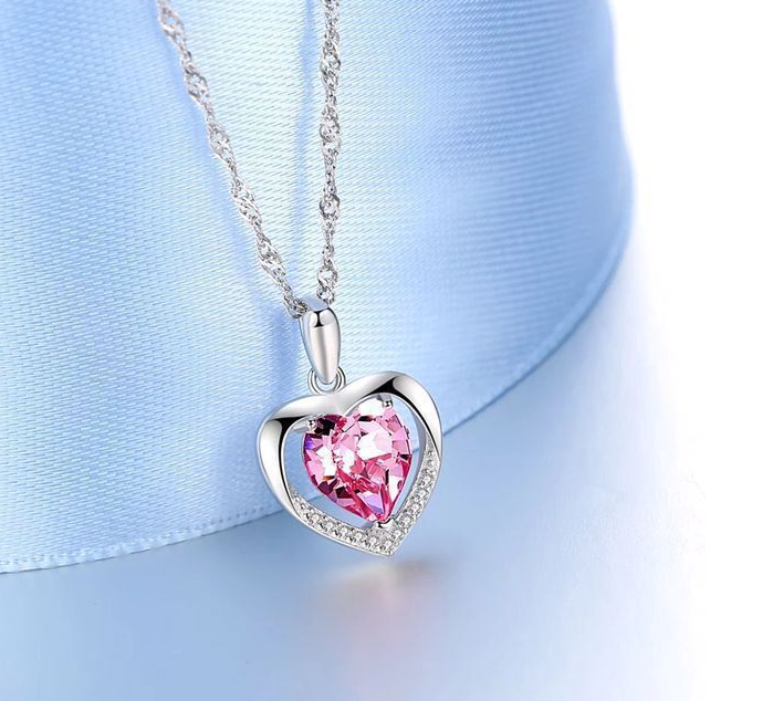 Gemstone pendant Necklace For Lover