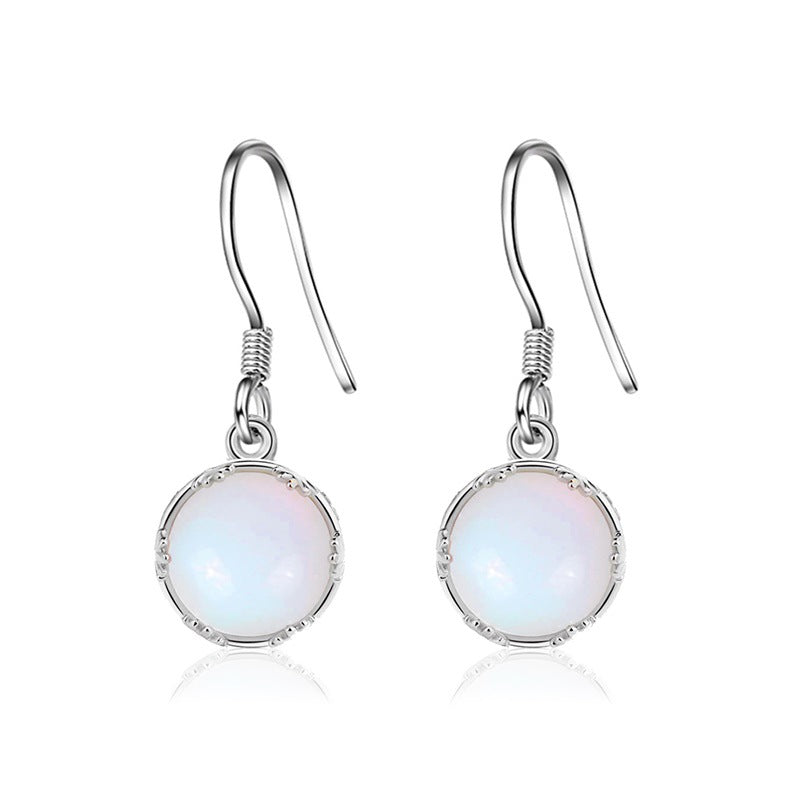 Aurora Forest Necklace Gemstone S925 Silver Elegant Jewelry